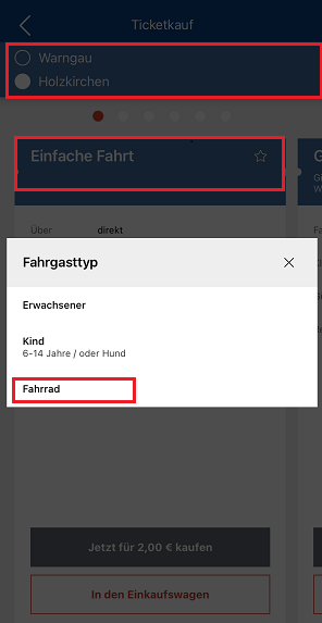 Screenshot Fahrrad
