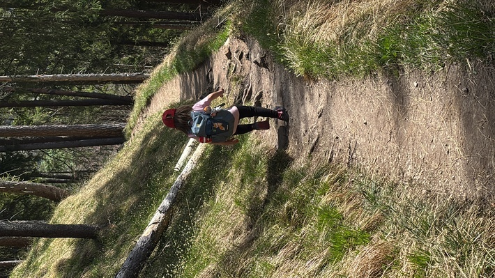 Nach einem gelungenen Aufstieg kommt der Weg ins Tal.