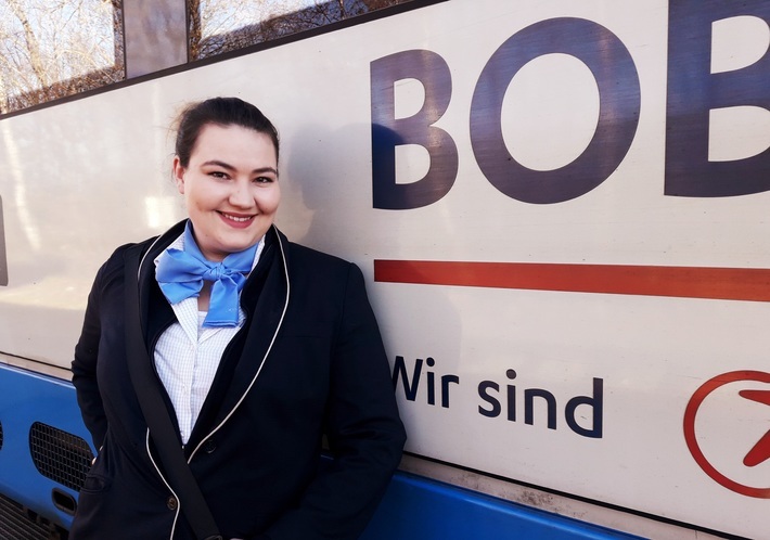 Tamara Lang, Kundenbetreuerin bei der Bayerischen Oberlandbahn GmbH