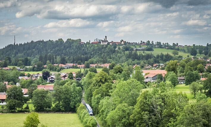 Bei Gaißach mit Bad Tölz