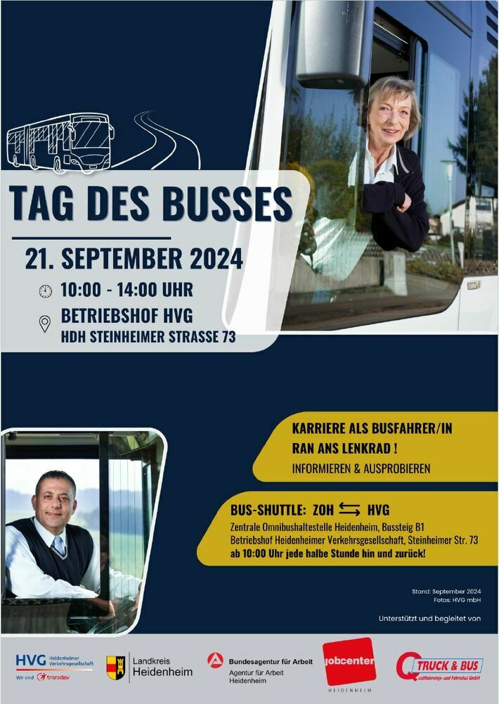 Tag des Busses 2024 am 21. September 2024