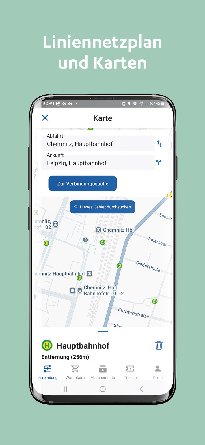 App Liniennetzplan