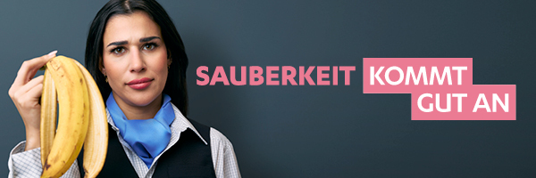 Sauberkeit kommt gut an.