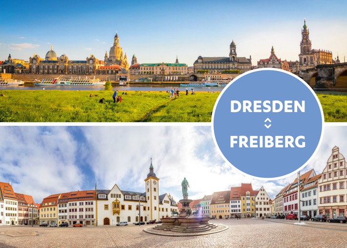 Bestpreis für Dresden und Freiberg