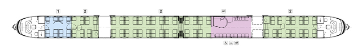 Schematischer Desiro Querschnitt Plan