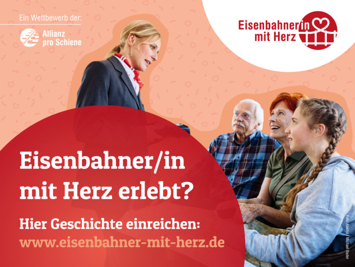 Eisenbahner mit Herz Banner