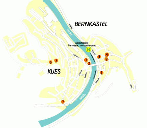 Karte der Stationen der Panoramabahn