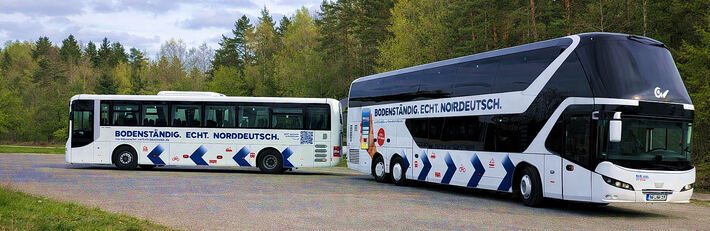 Busse im neuen Design.