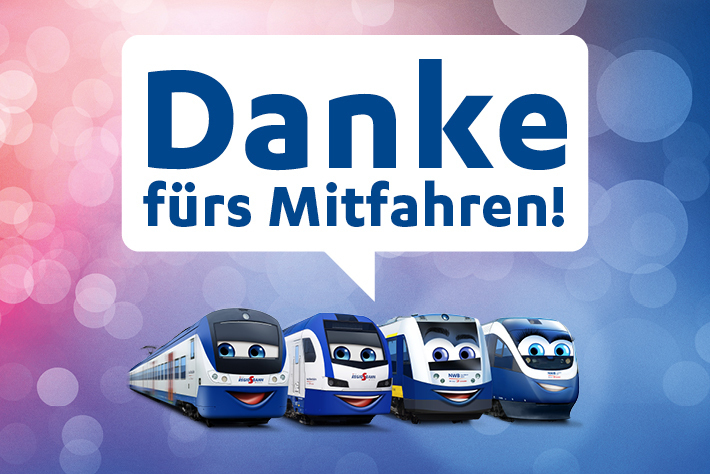 Danke fürs Mitfahren!