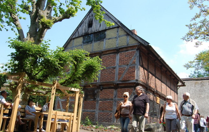 Restauran Spieker von außen, Besucher