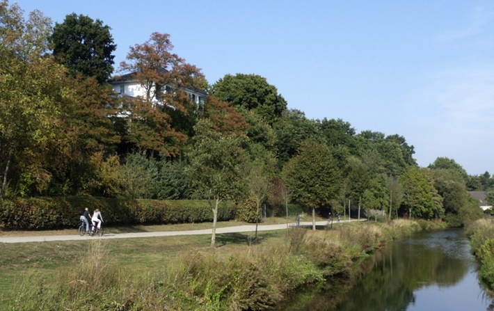 Radler bei Achim an der Weser