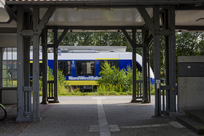 Am Bahnhof Cloppenburg können sich die Reiselustigen einen von neun Stempeln abholen.