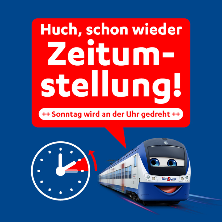 Zeitumstellung am 26. Oktober 2025