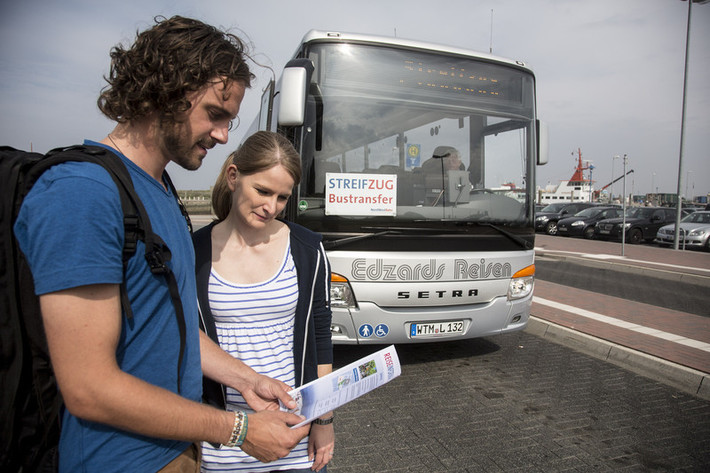 Zustieg zum Bus