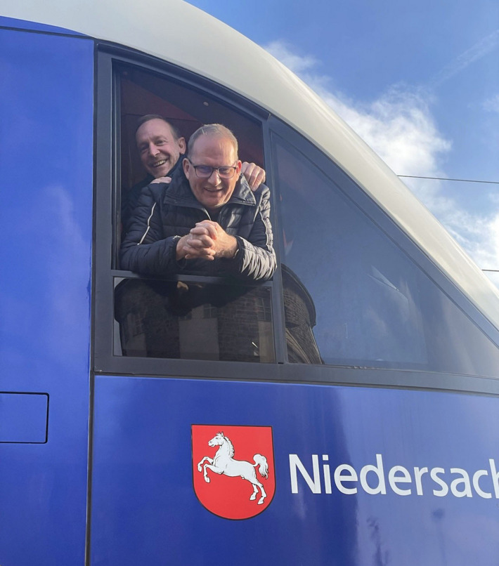 Jürgen Recker (links) und Mario Bindauf waren vor 25Jahren schon dabei. 