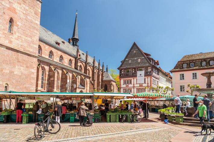  Neustadts Marktplatz © Pfalz.Touristik e.V. Foto - Dominik Ketz