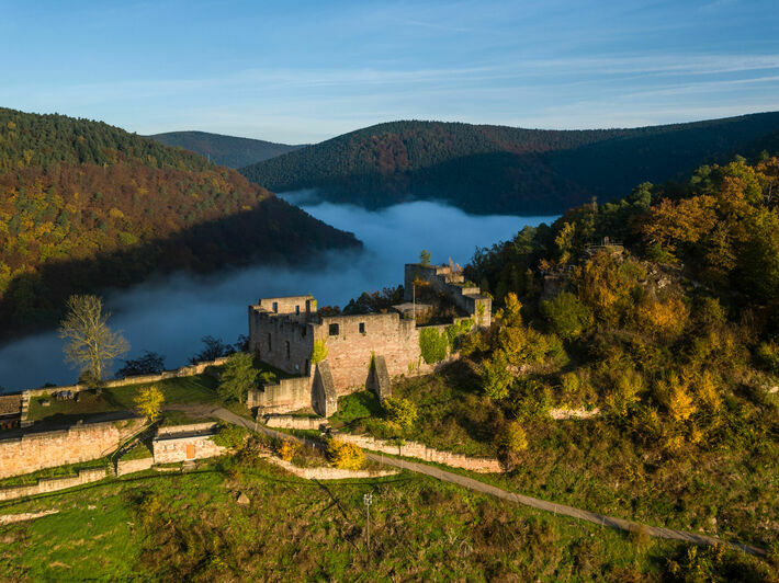 Wolfsburgruine Neustadt an der Weinstraße ©Pfalz.Touristik e.V. Foto Dominik Ketz