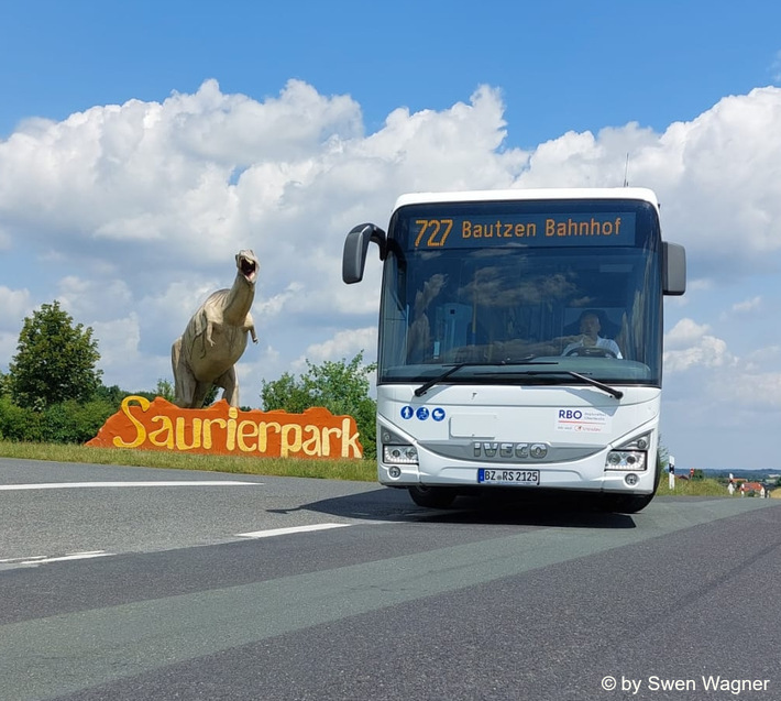 Saisonbus Linie 727 Saurierpark Kleinwelka