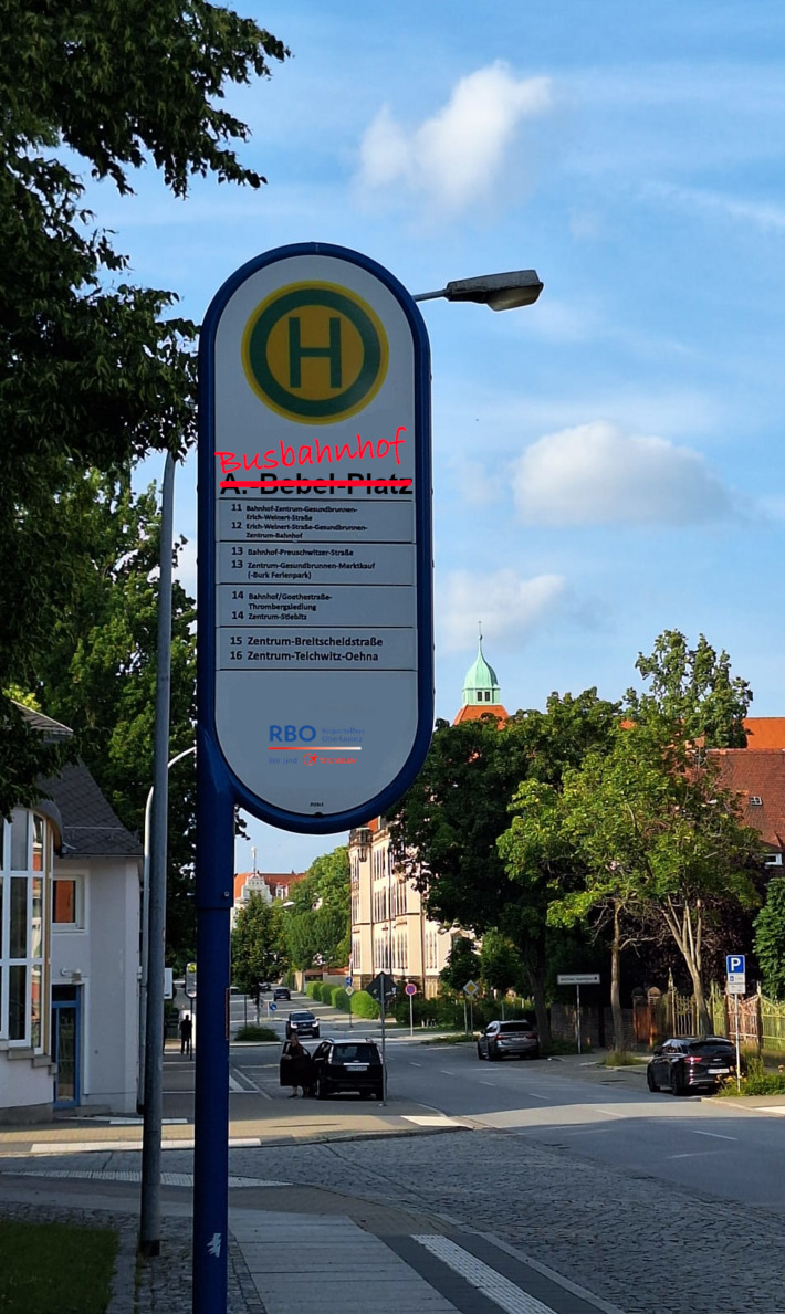 Symbolbild neue Haltestellennamen