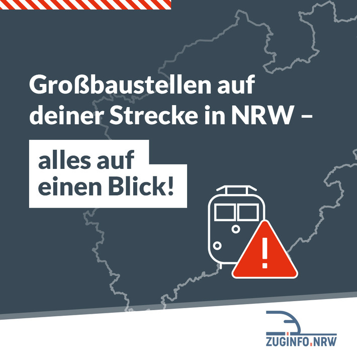 Großbaustellen auf deiner Strecke in NRW - alles auf einen Blick!