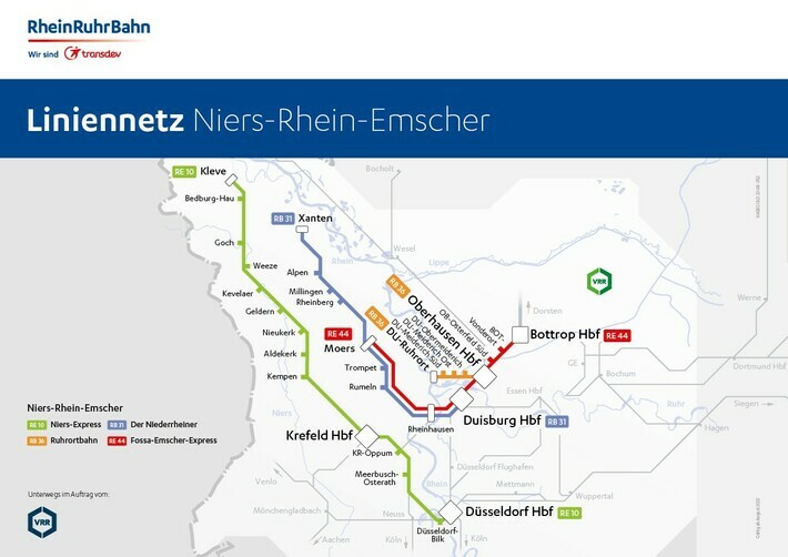 Liniennetz Niers-Rhein-Emscher