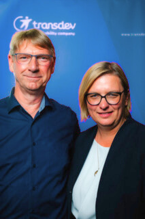 Hartmut Körbs und Nicole Grummini nebeneinander