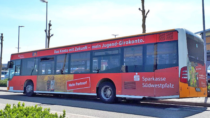 Buswerbung