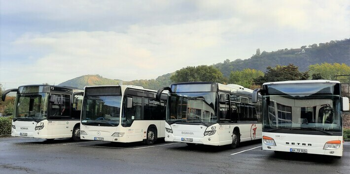Busse der Verkehrsbetriebe Mittelrhein