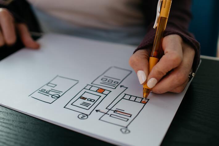 App Design zeichnen