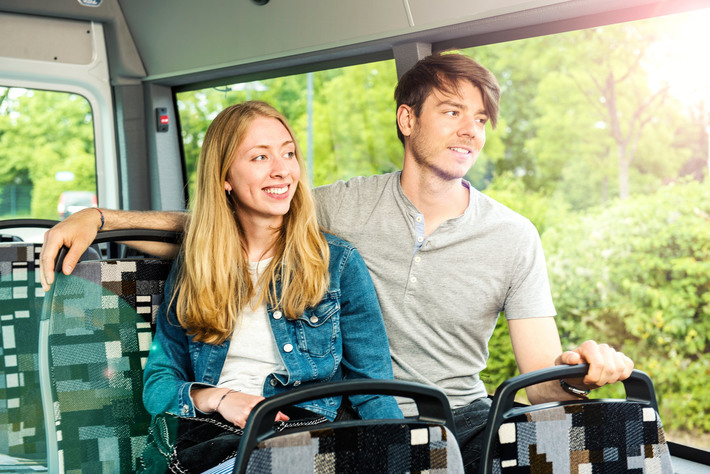 Im Bus zwischen Herzebrock und Clarholz