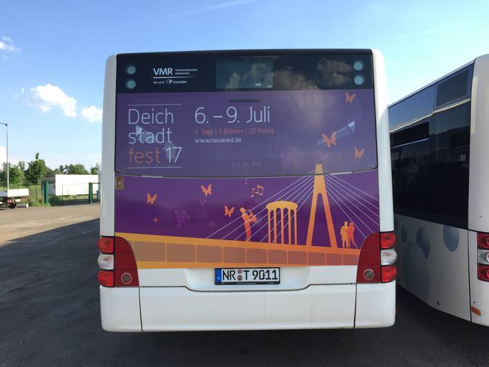 Buswerbung beim VMR