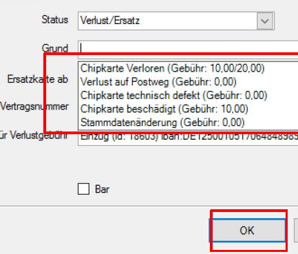 Ersatzchipkarte